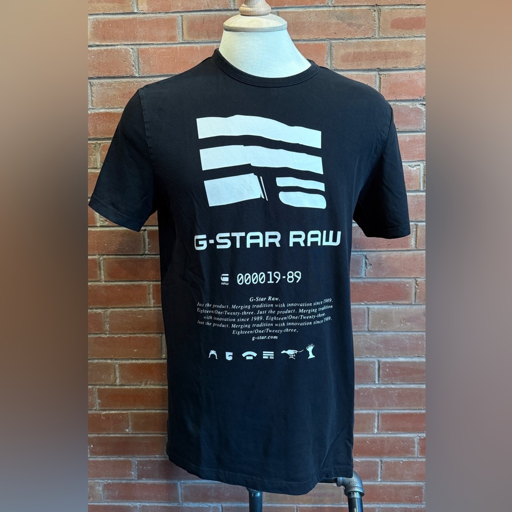 G-Star Raw Black Short Sleeve Tee